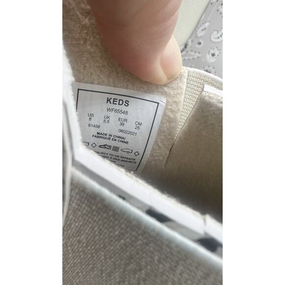 Keds Rowan Latte Bandana Slip-On Beige Paisley Rain Rubber Boots Woman’s Size 8 - Picture 6 of 12